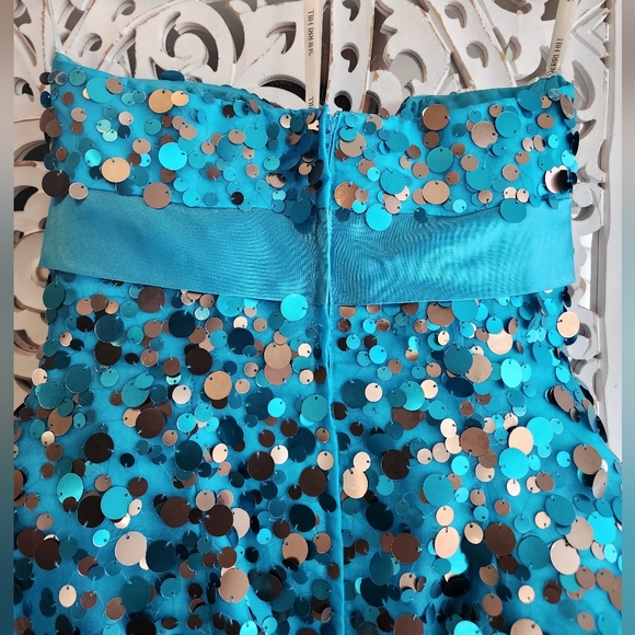 SHERRI HILL PROM BUBBLE DRESS EUC SIZE 2 - Picture 12 of 16